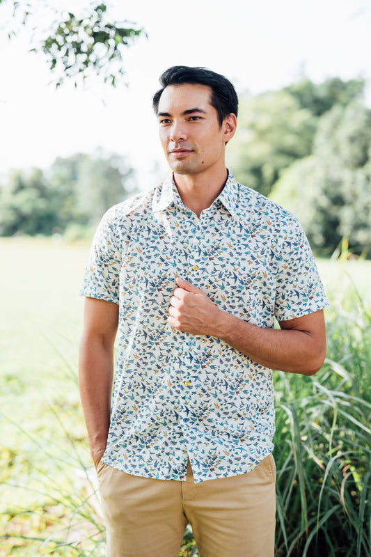 Birdy Short Sleeve Shirt for Men