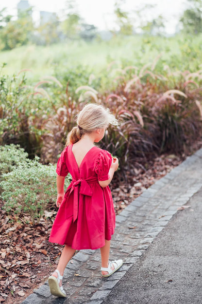 Carissa Bow Tie Dress for Girls