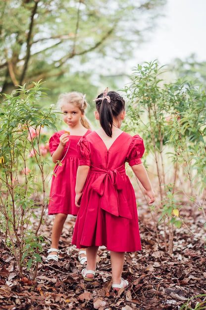 Carissa Bow Tie Dress for Girls
