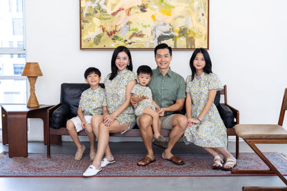 Celeste Mandarin Collar Shirt for Boy