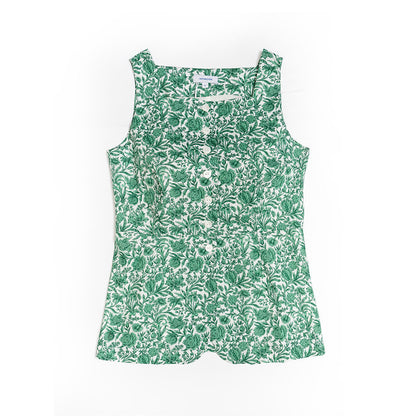 Charlotte vest and skirt set for Ladies in Sambourne print