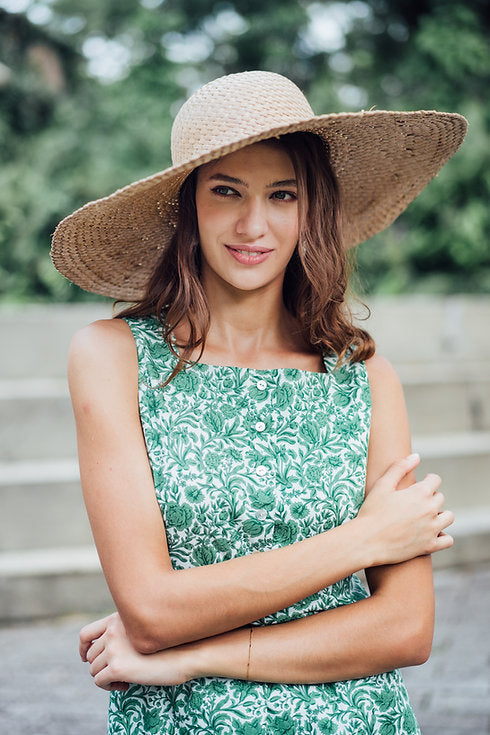Charlotte vest and skirt set for Ladies in Sambourne print