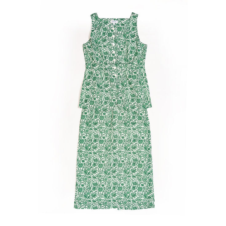 Charlotte vest and skirt set for Ladies in Sambourne print