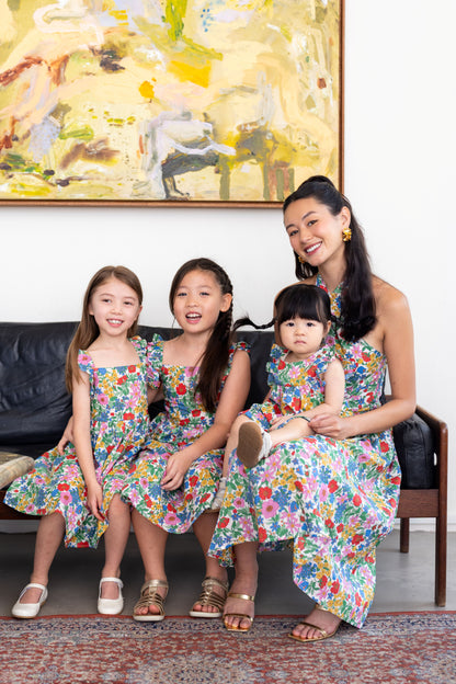 Clarabell Halter Midi Dress for Lady