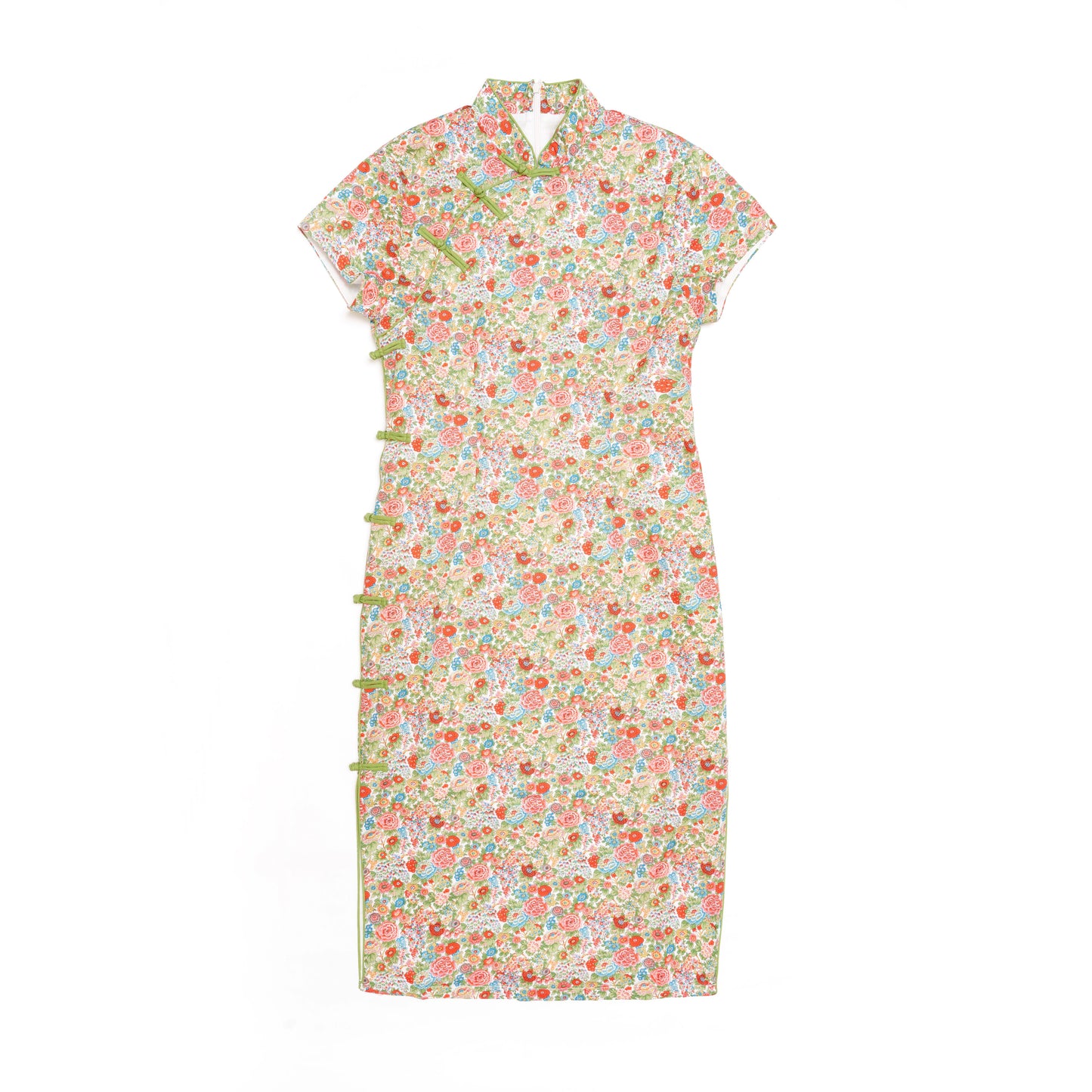 Peony Classic Cheongsam Dress for Lady