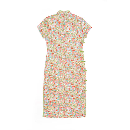 Peony Classic Cheongsam Dress for Lady