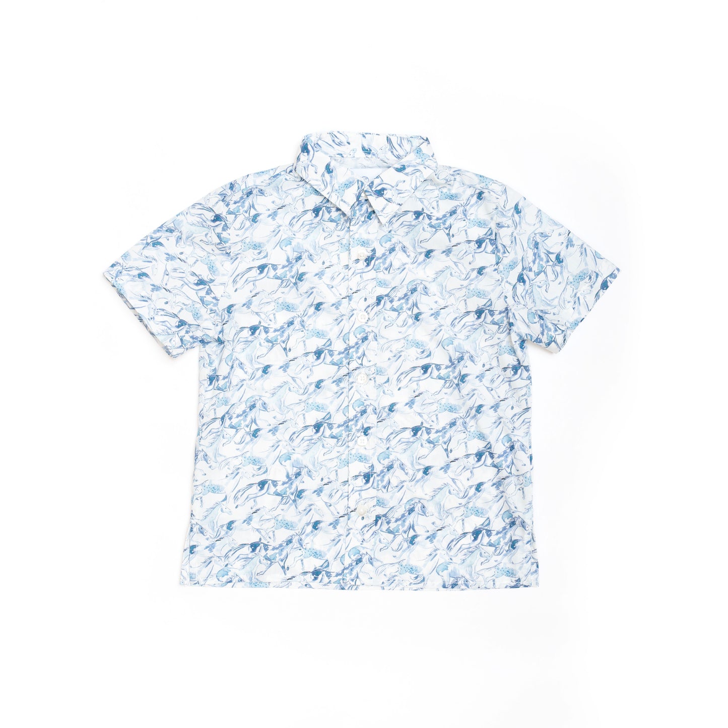 Wild Horse Short Sleeve Shirt for Boy