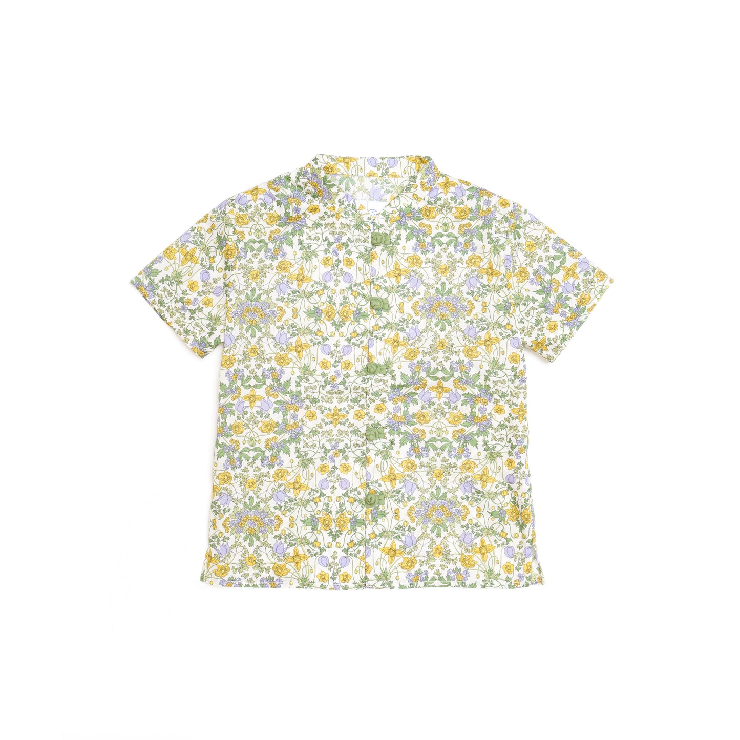 Celeste Mandarin Collar Shirt for Boy