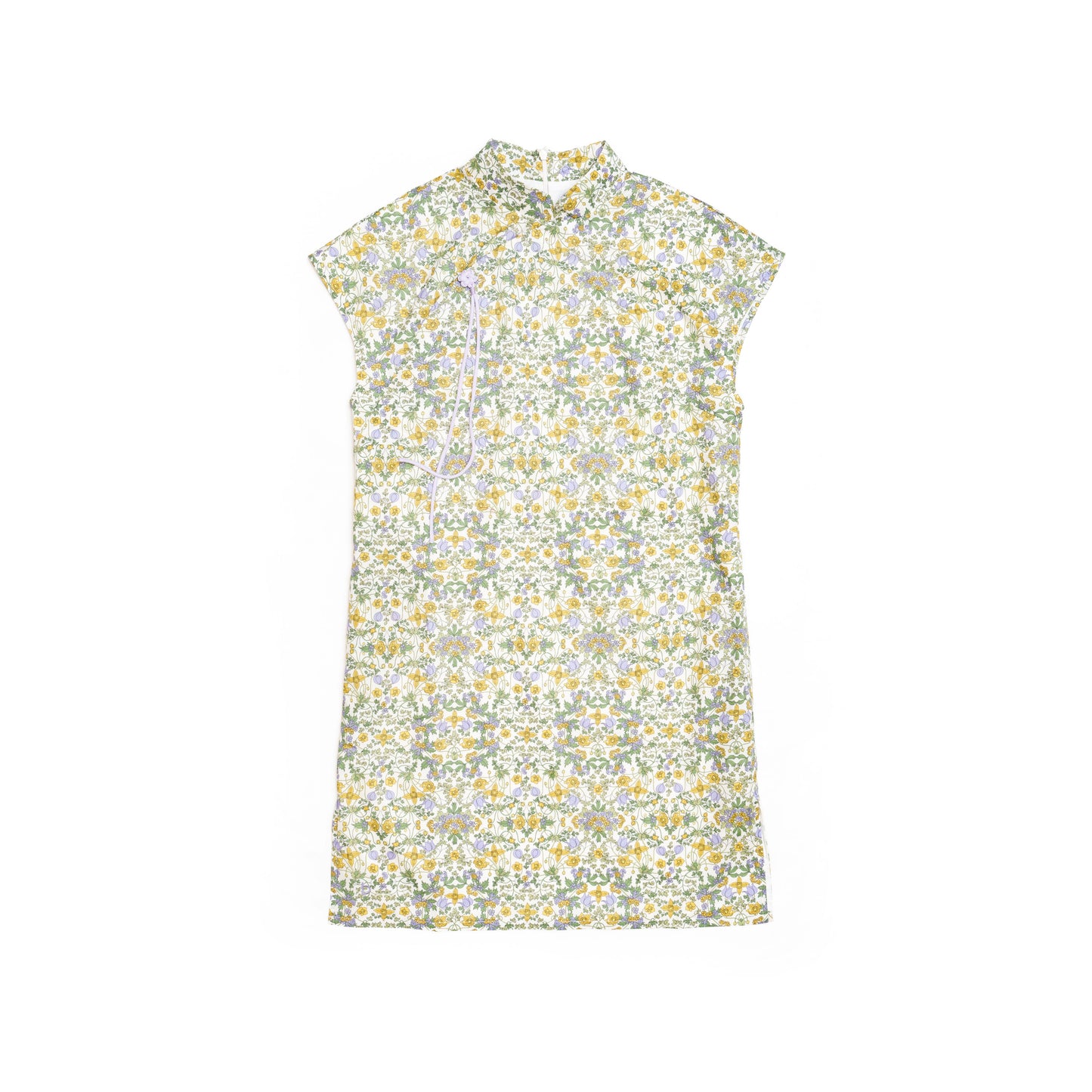 Celeste Modern Short Cheongsam Dress with Tassel for Lady