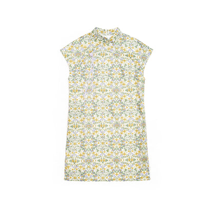 Celeste Modern Short Cheongsam Dress with Tassel for Lady