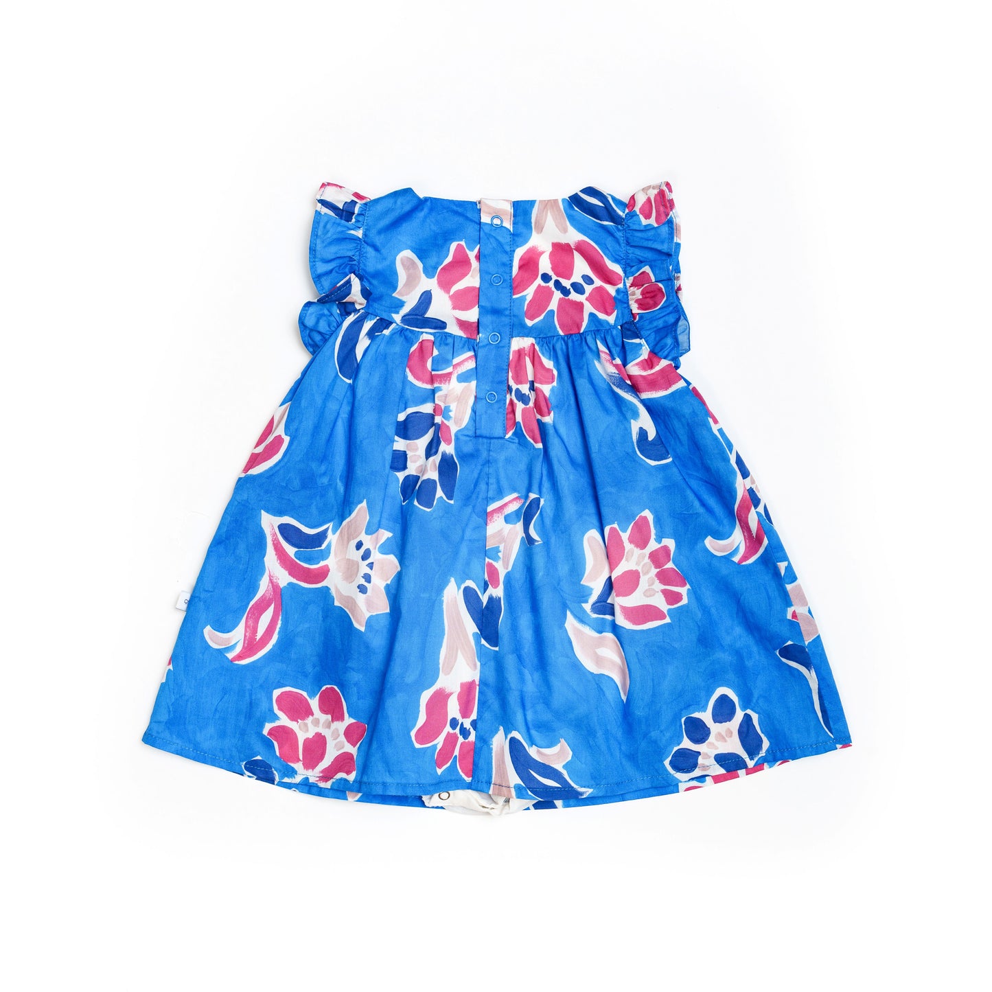 Fleur Mural Onesie Dress for Baby Girl