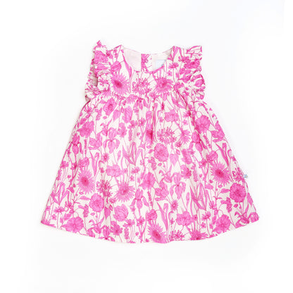 Geraldine Mono Onesie Dress for Baby Girl