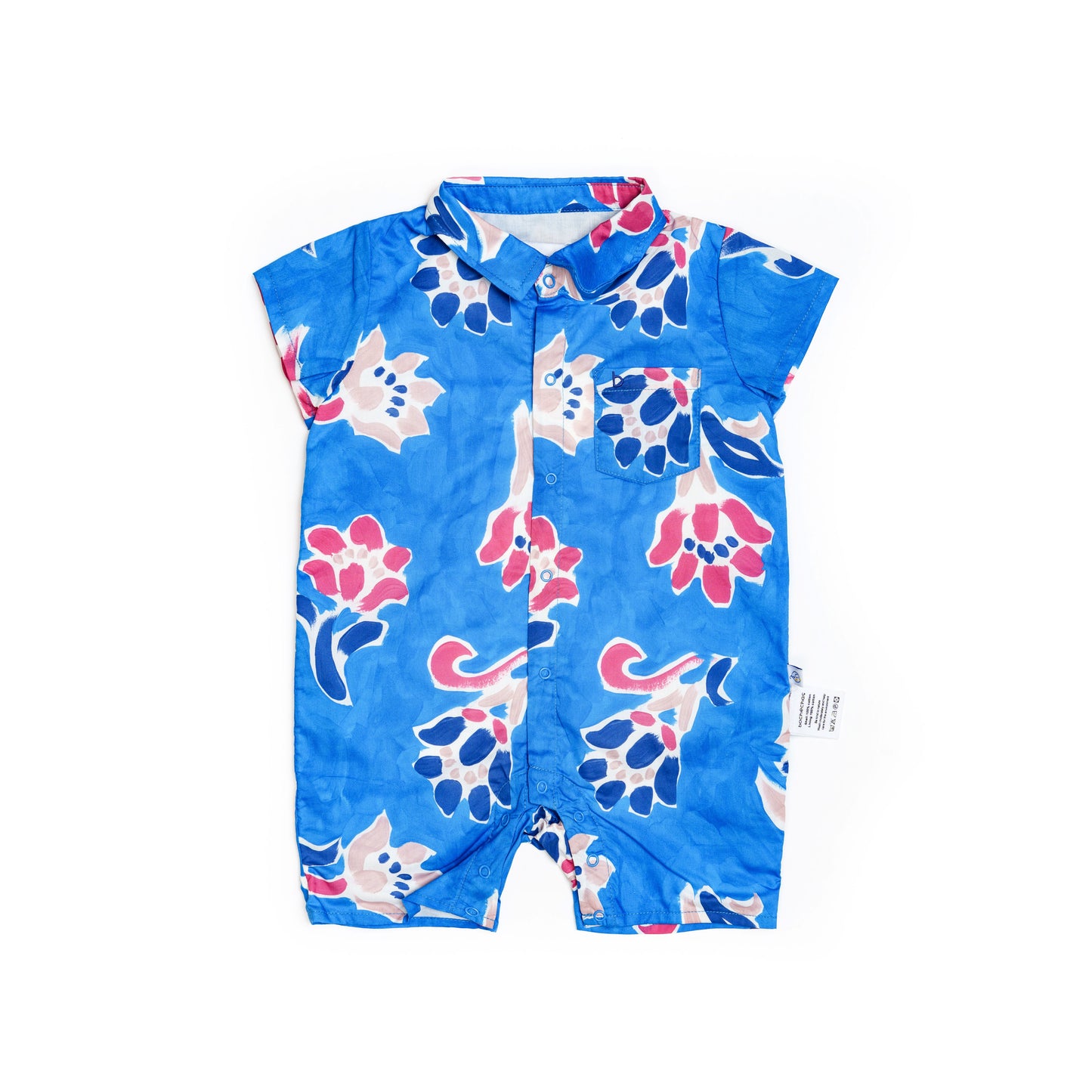 Fleur Mural Baby Unisex Romper
