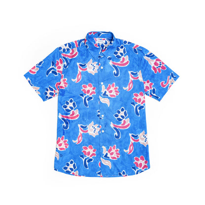 Fleur Mural Short Sleeve Shirt for Men