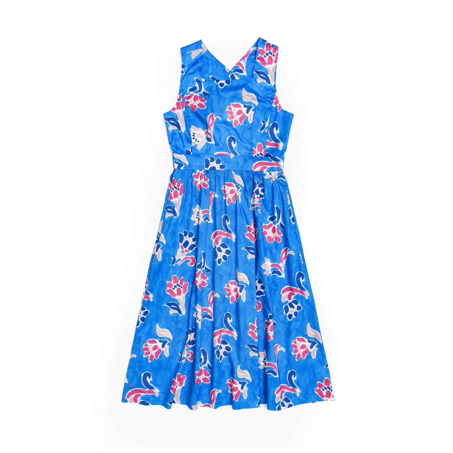 Fleur Mural Cross-Back Dress for Lady