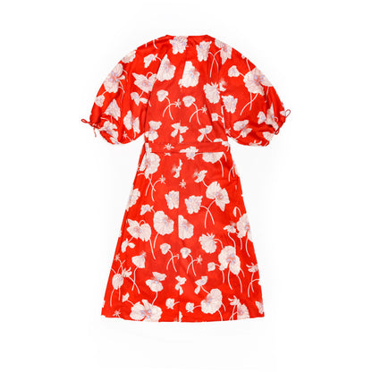 Poppy Bloom Lady Kimono Dress