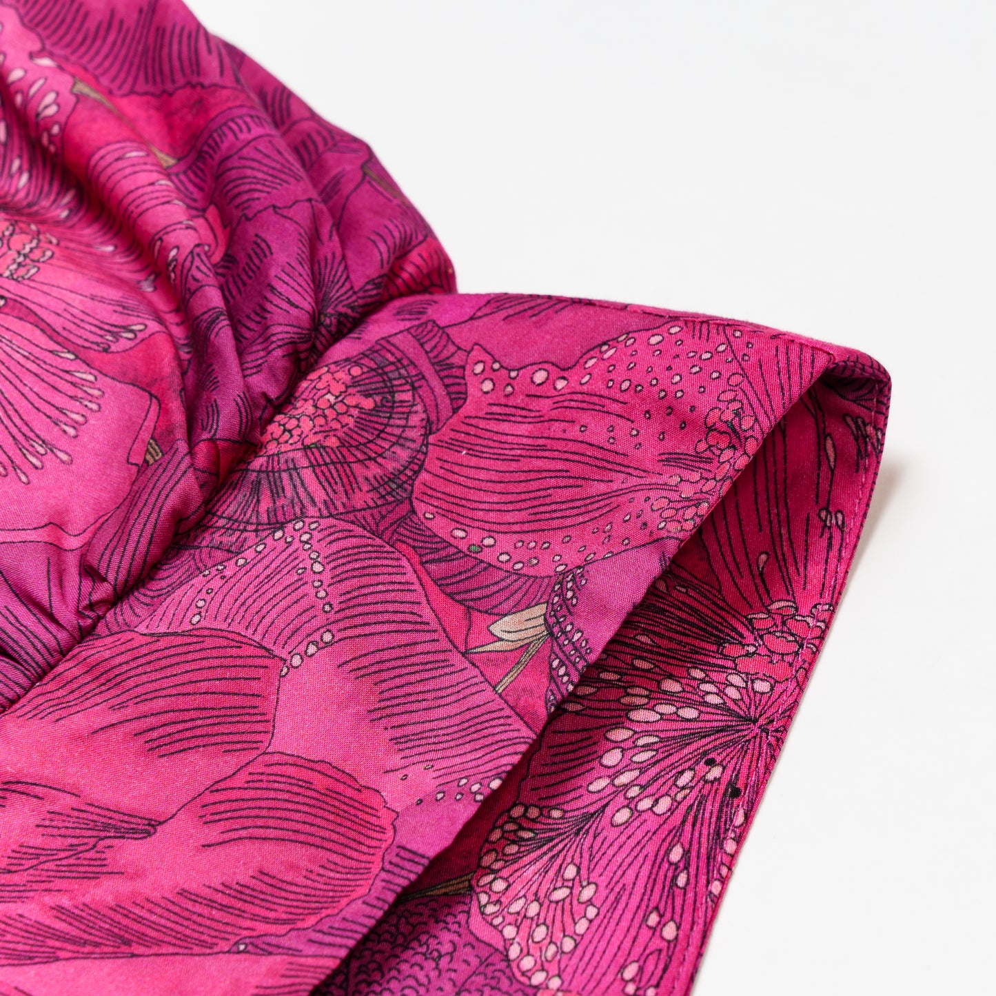 Rosy Floral Dress for Lady