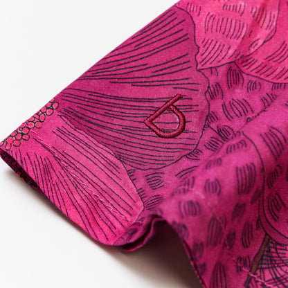 Rosy Floral Dress for Lady