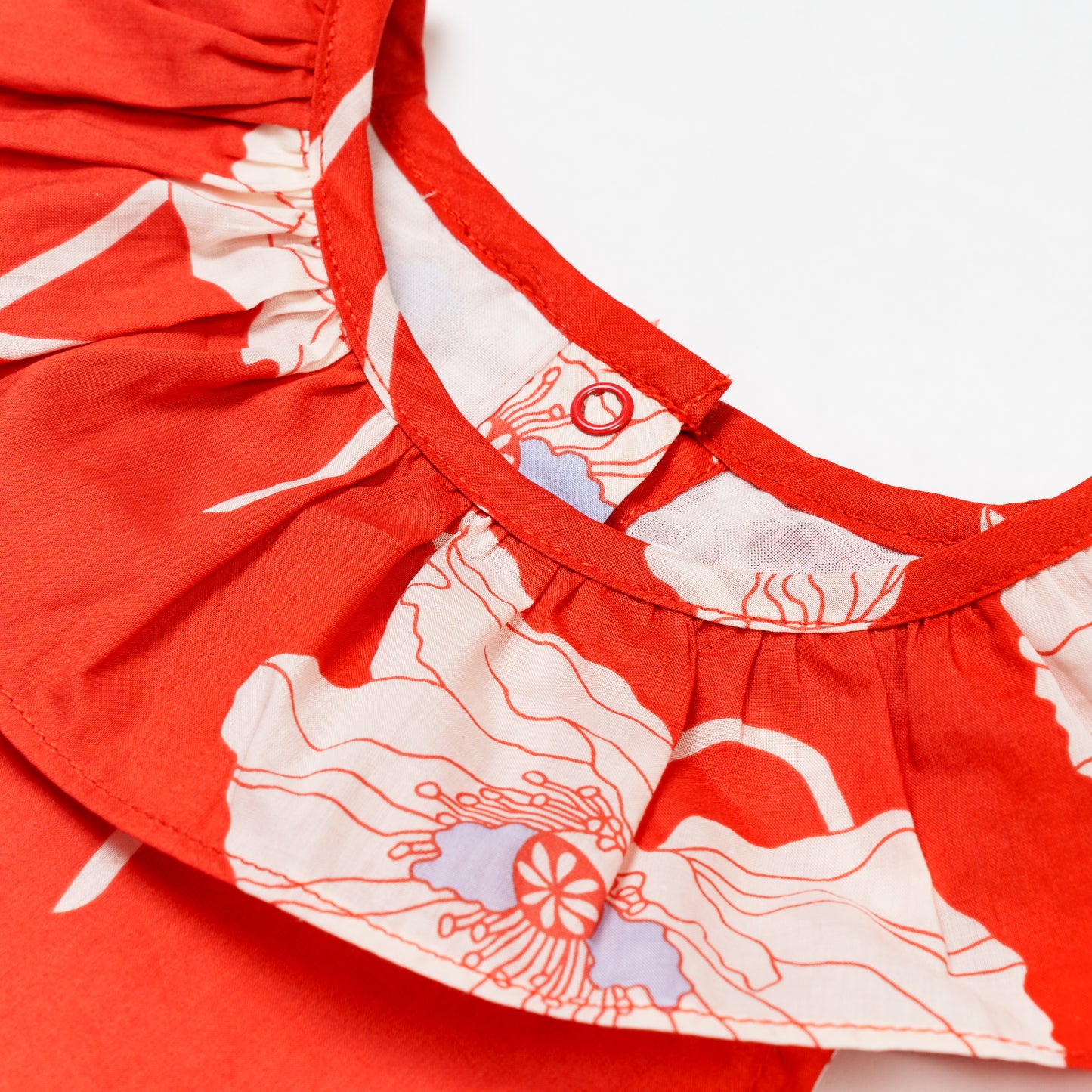 Poppy Bloom Onesie Dress for Baby Girl