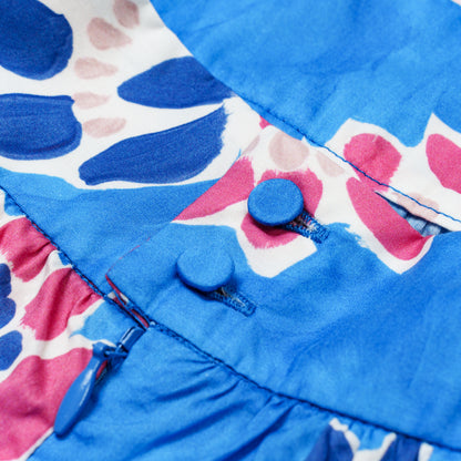 Fleur Mural Cross-Back Dress for Girl