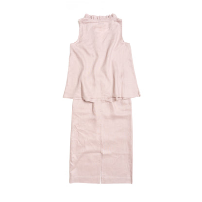 Margaret Linen Set in Pale Blush for Ladies