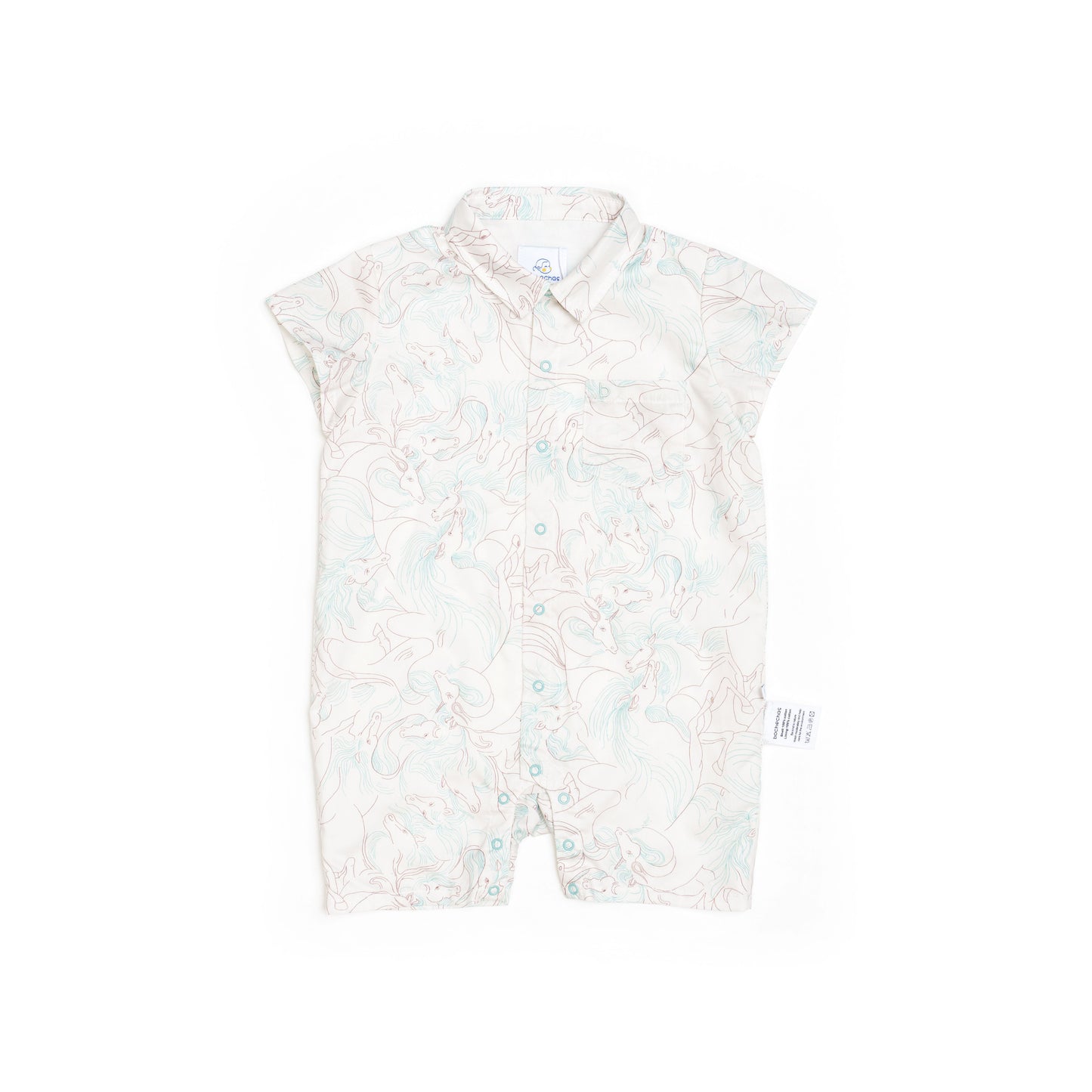 Naz Onesie for Baby Boy — White Classic Romper & Red Mandarin Detail Onesie