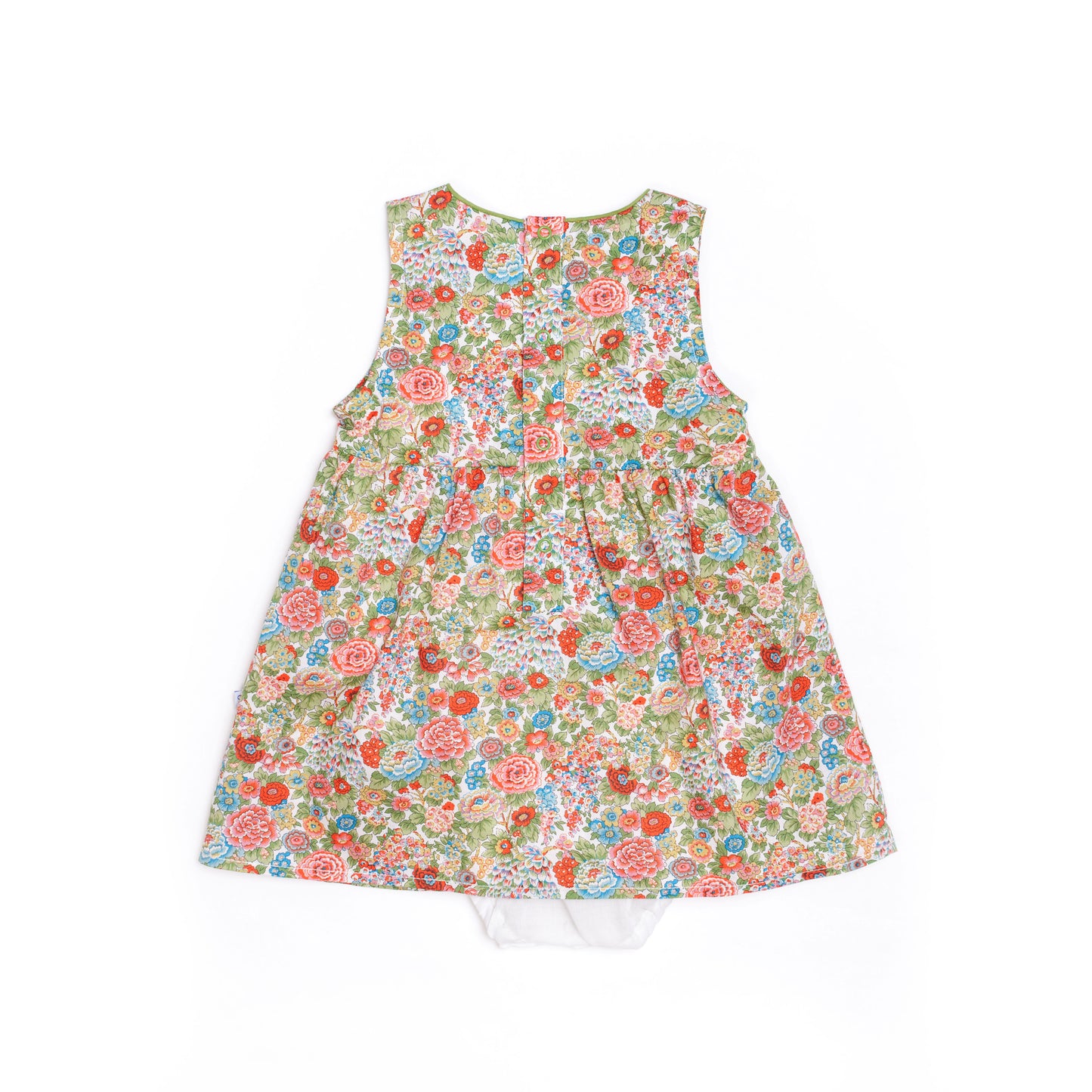 Peony Onesie Dress for Baby Girl