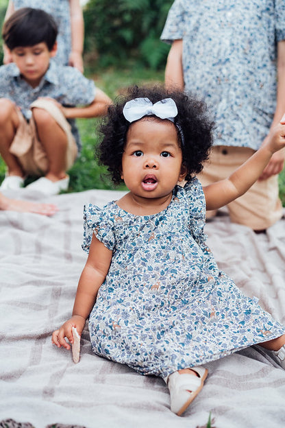 Dear Forest Onesie Dress for Baby Girls