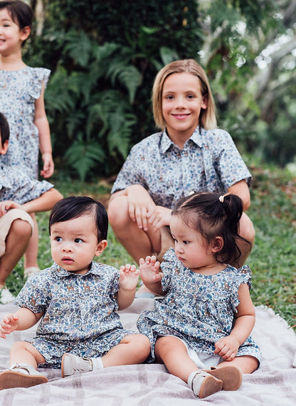 Dear Forest Onesie Dress for Baby Girls