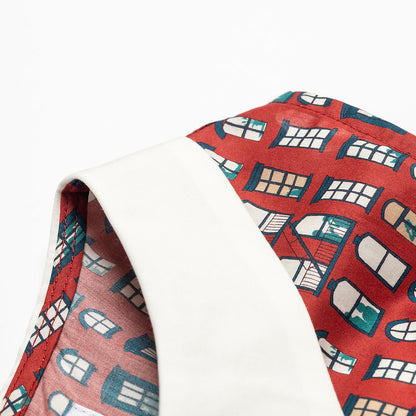 East Village White Collar Dress for woman