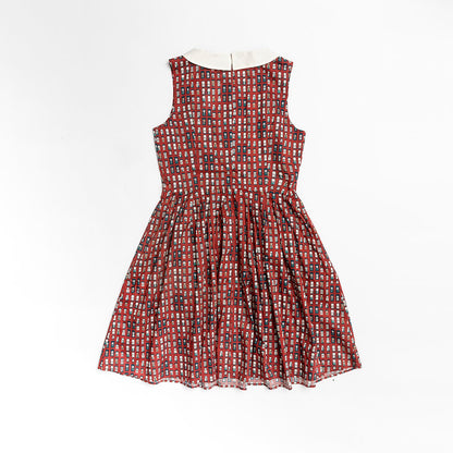 East Village White Collar Dress for woman