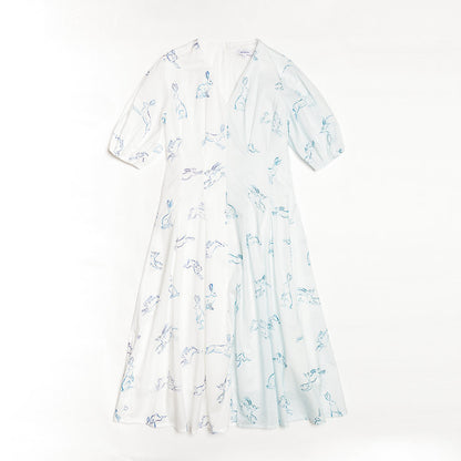 Ellery Two-Toned Dress for Lady