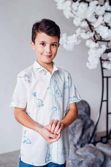Ellery Two-Toned Shirt for Boys