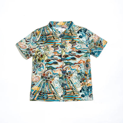 Elysia Mandarin Collar Shirt for boys