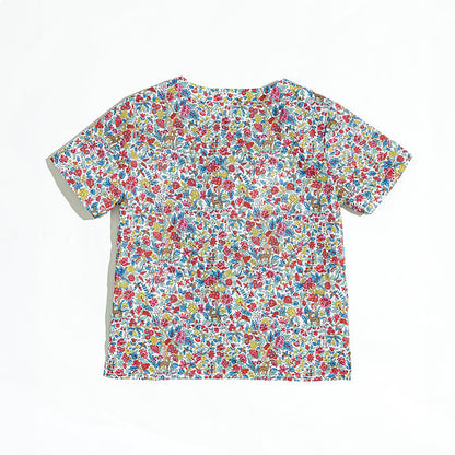 Forest Party Mandarin Collar Shirt for boys