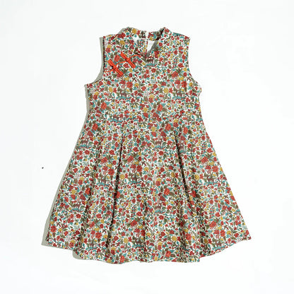 Forest Party Sleeveless Cheongsam for girls