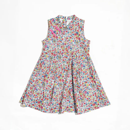 Forest Party Sleeveless Cheongsam for girls
