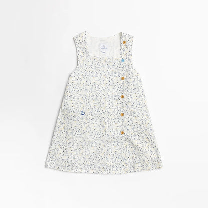 Gymnasium Asymmetric Button Dress for girl