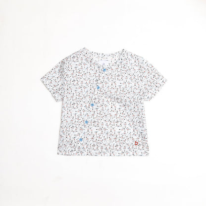 Gymnasium Oblique Button Shirt for boy