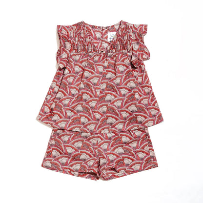 Helena Top and Shorts set for girls