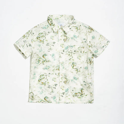 Jade Dragon Shirt for boys