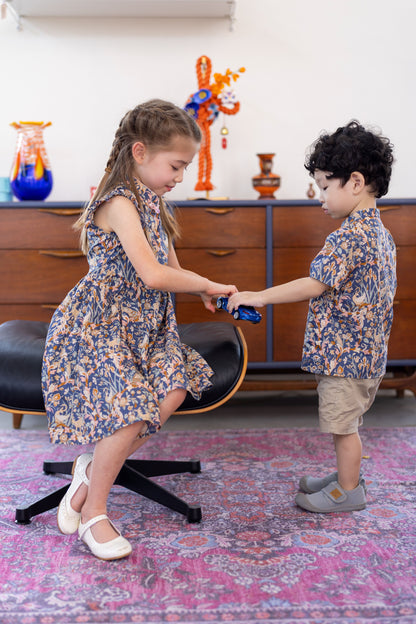 Joan Mandarin Collar Shirt for Boys