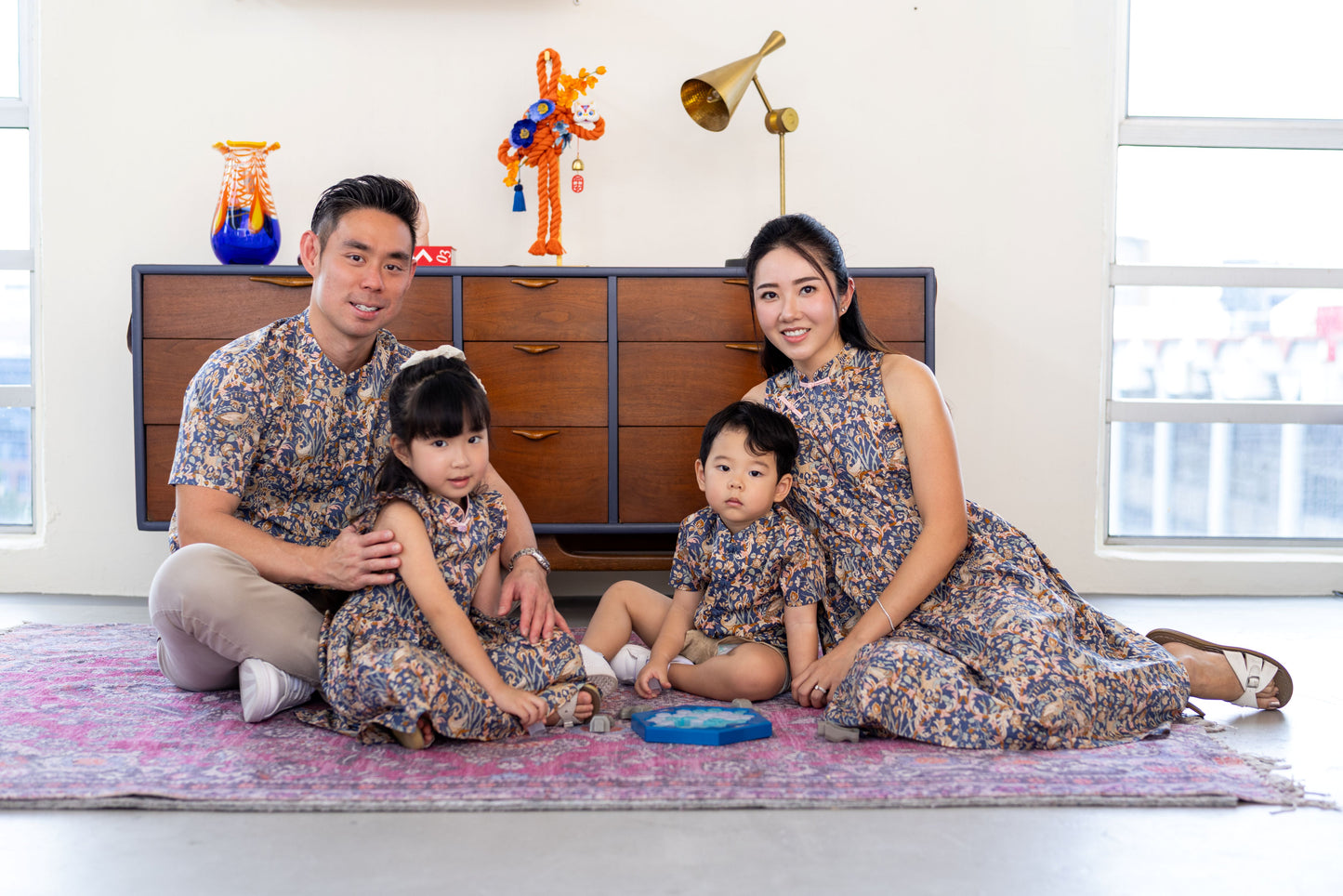 Joan Mandarin Collar Shirt for Boys