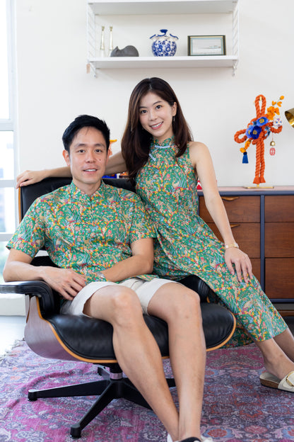 Joan Mandarin Collar Shirt for Man