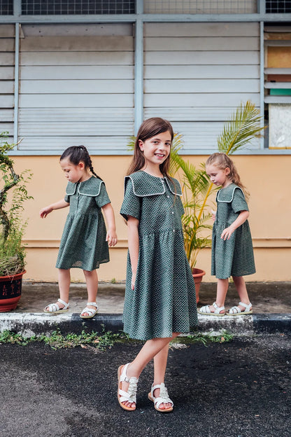 Joanna Sailor Collar dress for Girls