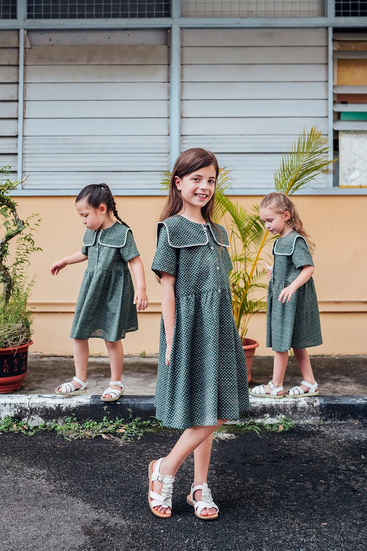 Joanna Sailor Collar dress for Girls