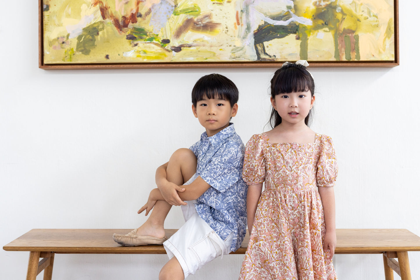 Josephine Button-Down Dress for Girl