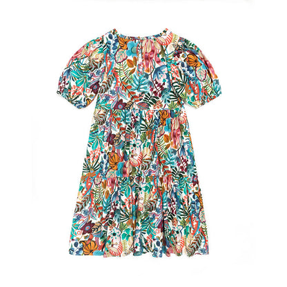 Jungle Trip Tiered Dress for Ladies