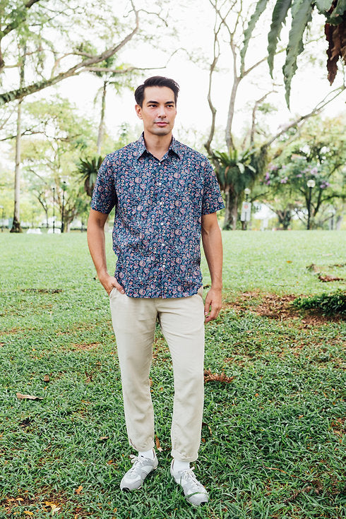 Kazusa Short Sleeve Shirt for Men