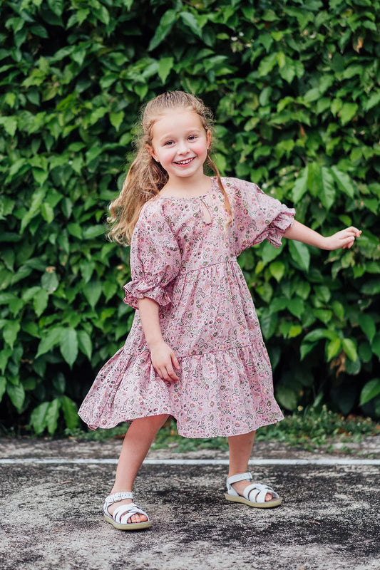 Kazusa Tiered dress for Girls